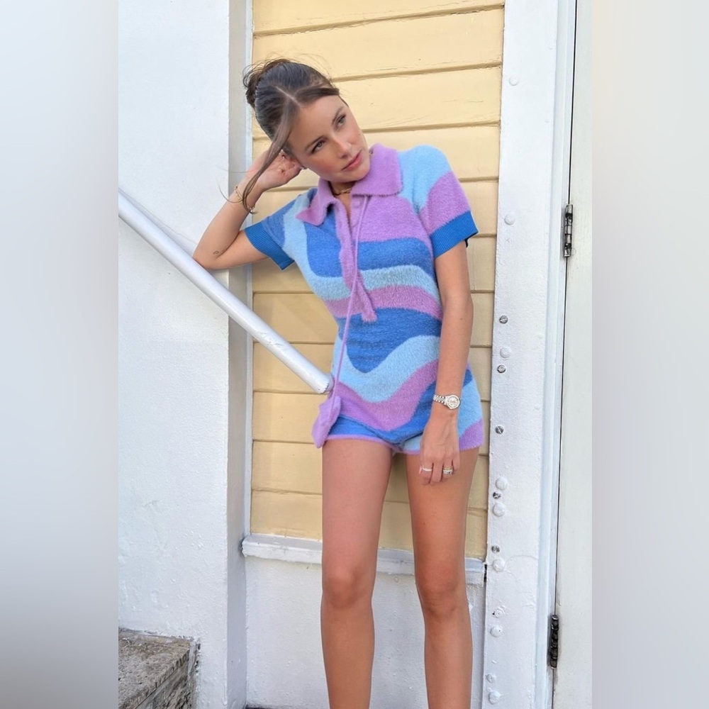House of Sunny Good Vibrations Romper